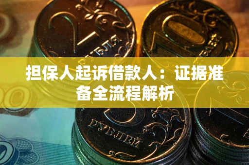 北京担保人起诉借款人：证据准备全流程解析