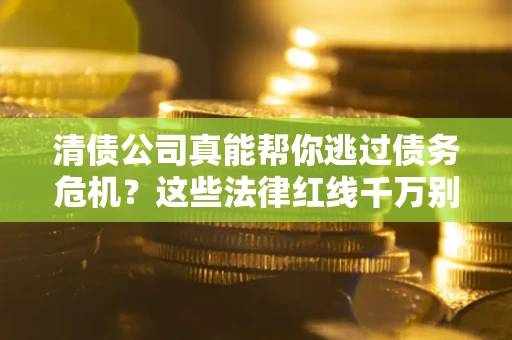 北京清债公司真能帮你逃过债务危机？这些法律红线千万别踩
